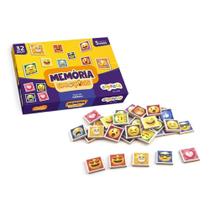 Jogos Educativos Jogo Da Memória Para Crianças Emoções Emoji Em Madeira - SOPECCA