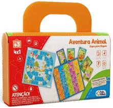 Jogos Educativos Para Viagem Aventura Animal 4 em 1