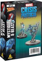 Jogos em miniaturas Atomic Mass Marvel Crisis Protocol Mystique & Beast