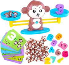 Jogos matemático educativo jogo montessori pedagógico animais equilibrista