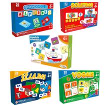 Jogos Pedagogicos Soletrar + Vogais + Alfabeto + Silabas + Memoria Alfabetica - Pais e Filhos - Coluna / Pais e Filhos