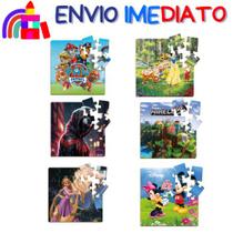 Jogos Quebra Cabeça Infantil - Em Madeira Mdf - 20 Peças- Criança - Pode Escolher