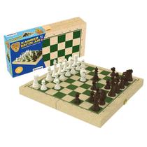 Jogos Tabuleiro Em Madeira Xadrez Escolar Jogo Oficial Com Peças - Xalingo