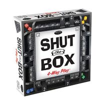 Jogos Universitários Jogo de Tabuleiro Shut-The-Box 4 Way Play Multi, 14"