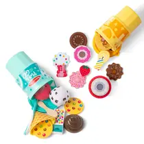 Jogue Food Set Melissa & Doug Play to Go Cake and Ice Cream