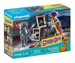 Jogue Playmobil Scooby-doo! Aventura Com Black Knight 28 Pc