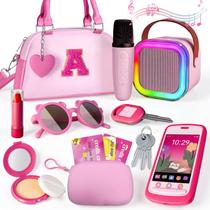 Jogue Purse Sikcurg com karaokê, telefone e brinquedos de maquiagem para meninas