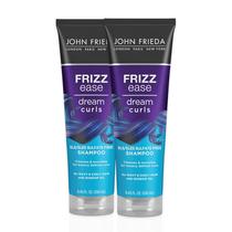 John Frieda Frizz Facilidade Dream Curls Curly Hair Shampoo, SLS/SLES Sulfate Free, Ajuda a Controlar Frizz, com tecnologia de aprimoramento de cachos, recheio de meia, 8,45 onças fluidas (pacote de 2)