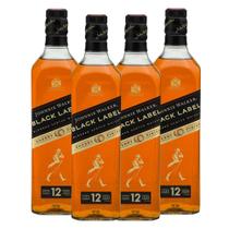 Johnnie Walker Black Label Blended Whisky 4x 750ml