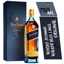 Johnnie Walker Blue Label Original Whisky Aveludado 750 Ml Com Estojo E Selo