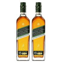Johnnie Walker Green Label Whisky Blended Malt 15 anos 2x 750ml