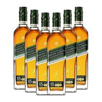 Johnnie Walker Green Label Whisky Blended Malt 15 anos 6x 750ml