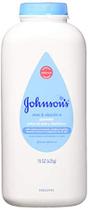Johnson & Johnson Pure Cornstarch Baby Powder com calmante Aloe Vera & Vitamin-E, 15 onças (6 pacotes) (8978449)