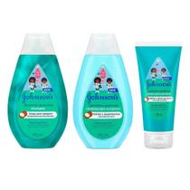 Johnsons Blackinho Poderoso Kit - Shampoo + Condicionador + Creme Para Pentear