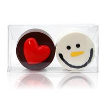 JOHOPACK 100 unidades de caixas de macaron transparentes 11 x 6 x 4 cm