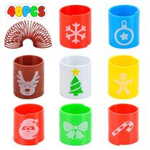 JOHOUSE Muelles Mágicos de Navidad Juego de Plástico 40 Piezas para Niños JOHOUSE Muelles Mágicos de Navidad Juego de Plástico 40 Piezas para Niños