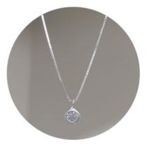 Joia Presente Dia Das Mães Colar Ponto De Luz Prata 925 Luxo