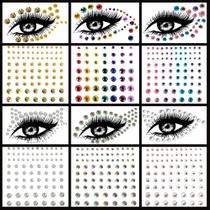 Jóias faciais Bilizar Bindi Dots Joias faciais para mulheres x6 Jóias faciais Bilizar Bindi Dots Joias faciais para mulheres x6