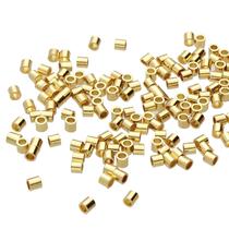 Joias Finding The Beadsmith Crimp Beads 2x2 mm douradas Joias Finding The Beadsmith Crimp Beads 2x2 mm douradas