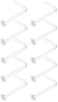 Joias para Piercing WildVibe 18g Bioflex Transparente para Nariz