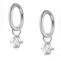 Joias Rook Piercing Limerencia G23, argolas de titânio, 6 mm, 8 mm Joias Rook Piercing Limerencia G23, argolas de titânio, 6 mm, 8 mm