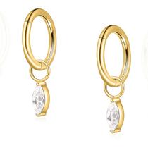 Joias Rook Piercing Limerencia G23, argolas de titânio, 6 mm, 8 mm Joias Rook Piercing Limerencia G23, argolas de titânio, 6 mm, 8 mm