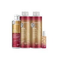 Joico K-Pak Color Therapy Shampoo 1L Condicionador 1L Tratamento 500ml Oil 63ml Joico K-Pak Color Therapy Shampoo 1L Condicionador 1L Tratamento 500ml Oil 63ml