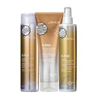 Joico K-PAK Shampoo 300ml Condicionador 250ml e Liquido Reconstrutor 300ml