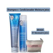Joico kit Shampoo 300ml Condicionador 250ml Moisture +necessaire Joico