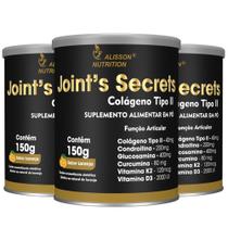 Joints Secrets Colageno tipo 2 Condroitin Glucosamin Curcumina Vitaminas K2 D3 3x150 gramas