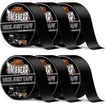 Joist Tape TAPEBEAR para decks impermeáveis de 5 cm x 5 m 6 rolos Joist Tape TAPEBEAR para decks impermeáveis de 5 cm x 5 m 6 rolos