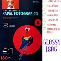 JOJO Pape Fotográfico Glossy Adesivo 180GSM A4 20 Folhas