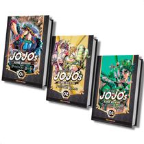Jojo's Bizarre Adventure Parte 1 - Phantom Blood, KIT Mangá Vol. 1 Ao 3 Lacrado em Português