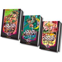 Jojo's Bizarre Adventure Parte 2 - Battle Tendency, KIT Mangá Vol. 1 Ao 3 Lacrado em Português