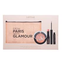 Joli Joli From Paris With Glamour Kit Deliniador + Blush + Batom + Necessaire Joli Joli From Paris With Glamour Kit Deliniador + Blush + Batom + Necessaire