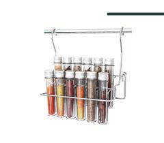 Jomer - Porta Temperos 12 tubos pet cromado 4550
