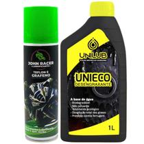 Jonh Racer + Desengraxante ecologico Unieco - rende até 1.000km Jonh Racer + Desengraxante ecologico Unieco - rende até 1.000km