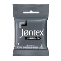 Jontex preservativo lubrificado com 3 unidades