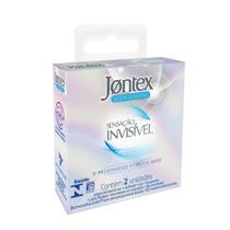 Jontex preservativo sensação invisível com 2 unidades