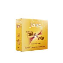 Jontex preservativo sensação pele com pele de 2 unidades - RECKITT