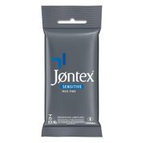 Jontex preservativo sensitive + fino com 6 unidades - RECKITT
