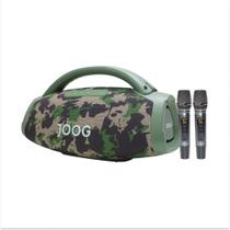 Joog Caixa de Som Bluetooth Speaker One HiFi JOF01 200WRMS com 2 microfones e controle TWS Camuflado
