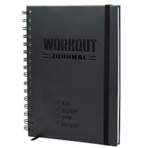 Jornal de fitness Nextnoid, capa dura A5 (14,5 x 21 cm), 8 meses