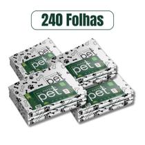 Jornal para Cachorro 62x58 cm Papel Higiênico Pet Absorvente para Xixi de Cães e Gatos