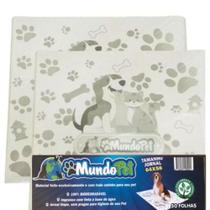 Jornal Pet para Higiene tamanho 64cm x 58cm MundoPet (100 Folhas Grandes)