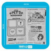 Jornal pet pct com 100 folhas - peso total aprox. 1,660kg Jornal pet pct com 100 folhas - peso total aprox. 1,660kg