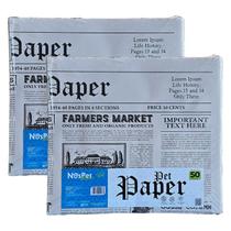 Jornal Pet Tapete Higiênico Biodegradável 64x68cm 100 Folhas Jornal Pet Tapete Higiênico Biodegradável 64x68cm 100 Folhas