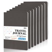 Journal feela, pacote com 8, capa mole, A5, 250 g/m2, 46 folhas, cinza Journal feela, pacote com 8, capa mole, A5, 250 g/m2, 46 folhas, cinza