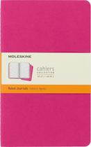Journal Moleskine Cahier Soft Cover Kinetic Pink, conjunto de 3
