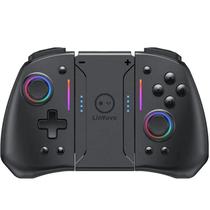 Joy-pad Sem Fio Rgb De 8 Cores Linyuvo Ks42 Meteor Light Para Switch Lite Oled Vibração Turbo